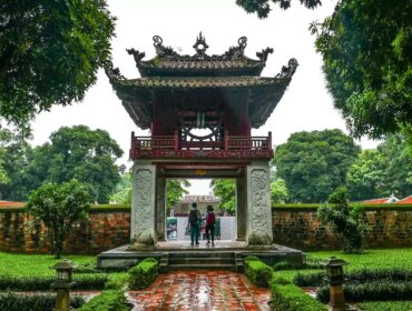 Architecture Temple Of Literature Hanoi