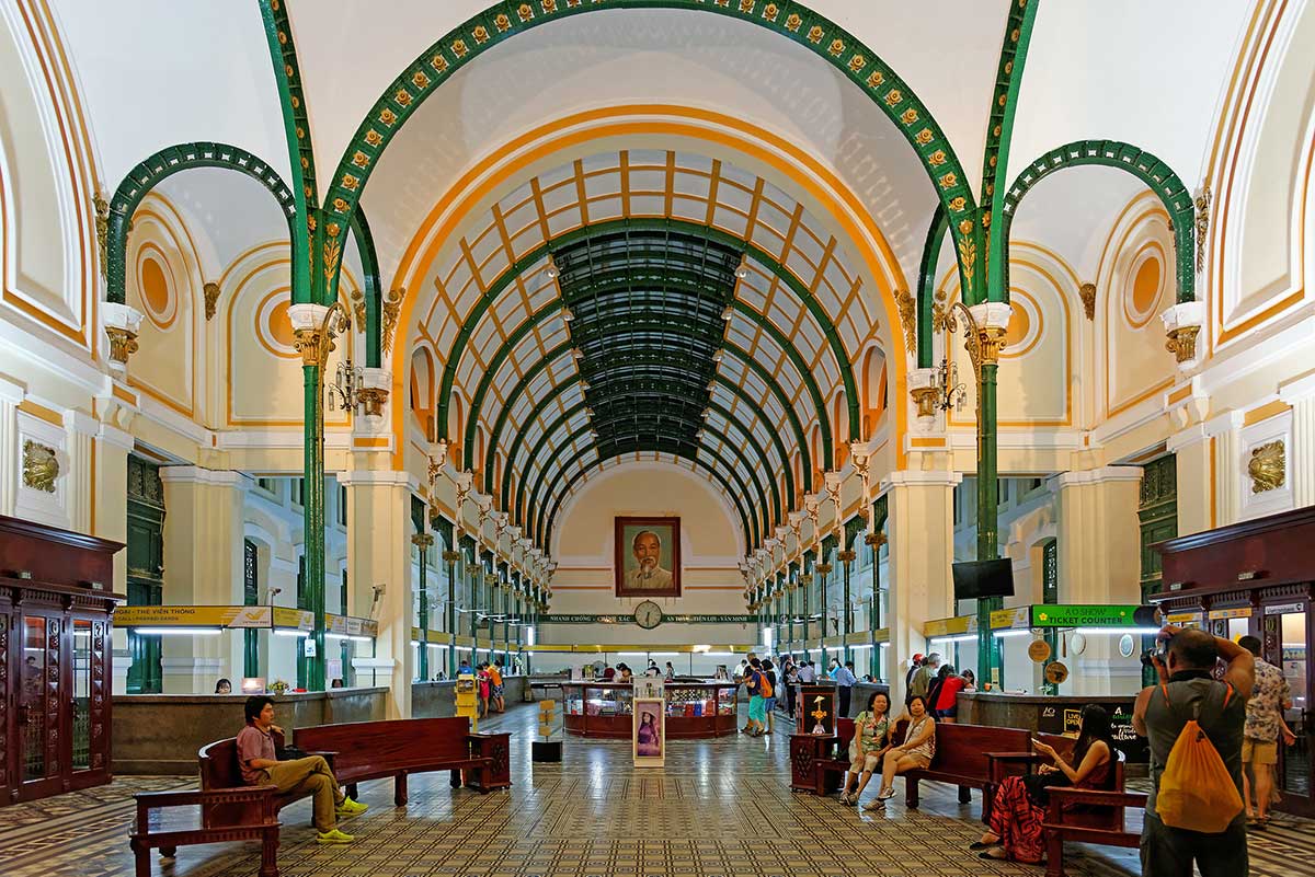 Saigon Central Post Office Inside 1